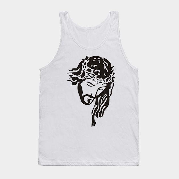 Jesus Tank Top by lemirbashir